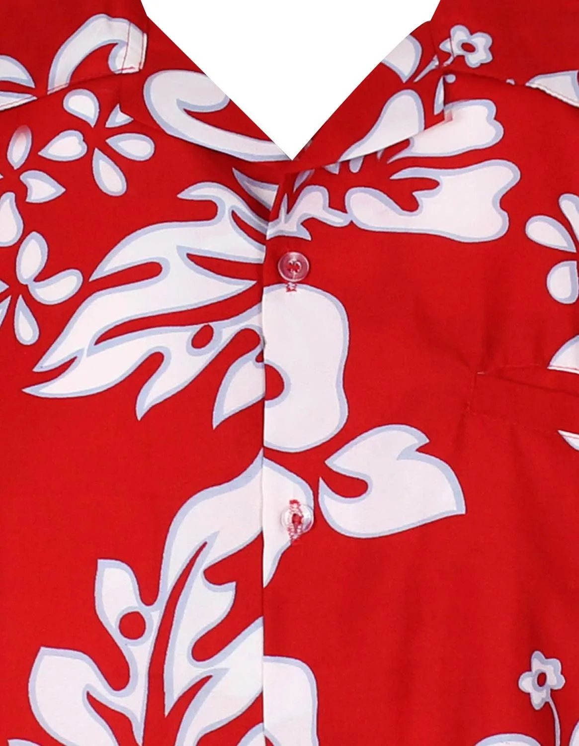 Floral-Vibes Hibiscus-Print Hawaii Colorful Stylish-Shirt Casual Suits Standard-Fit