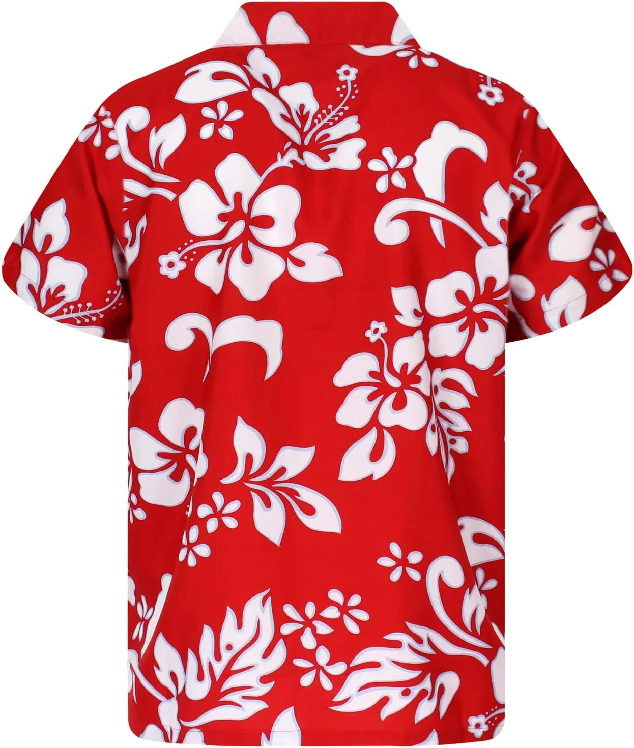 Floral-Vibes Hibiscus-Print Hawaii Colorful Stylish-Shirt Casual Suits Standard-Fit