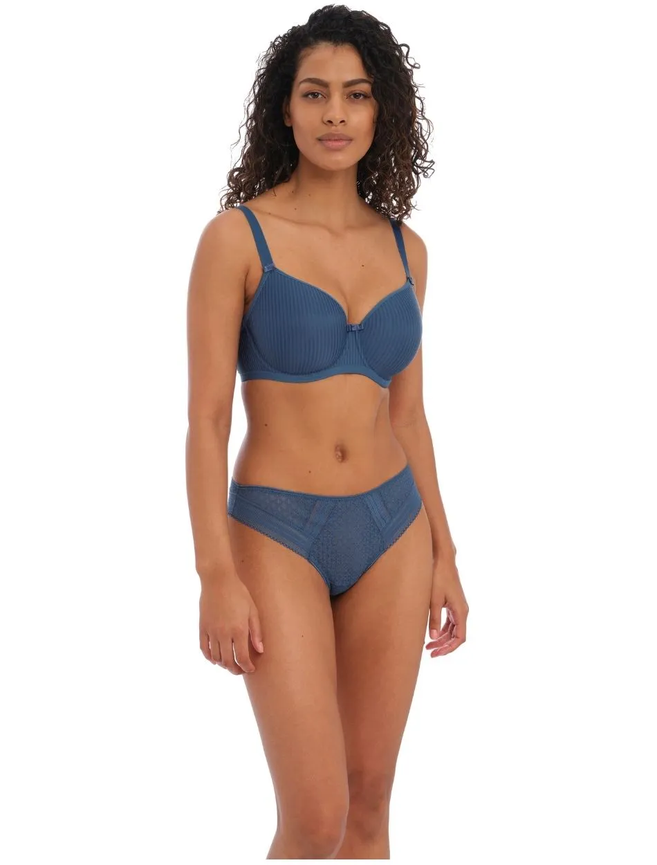Freya Idol Underwire Molded Balcony Bra, Vintage Denim | Denim Blue Freya Idol Bras