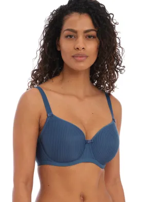 Freya Idol Underwire Molded Balcony Bra, Vintage Denim | Denim Blue Freya Idol Bras