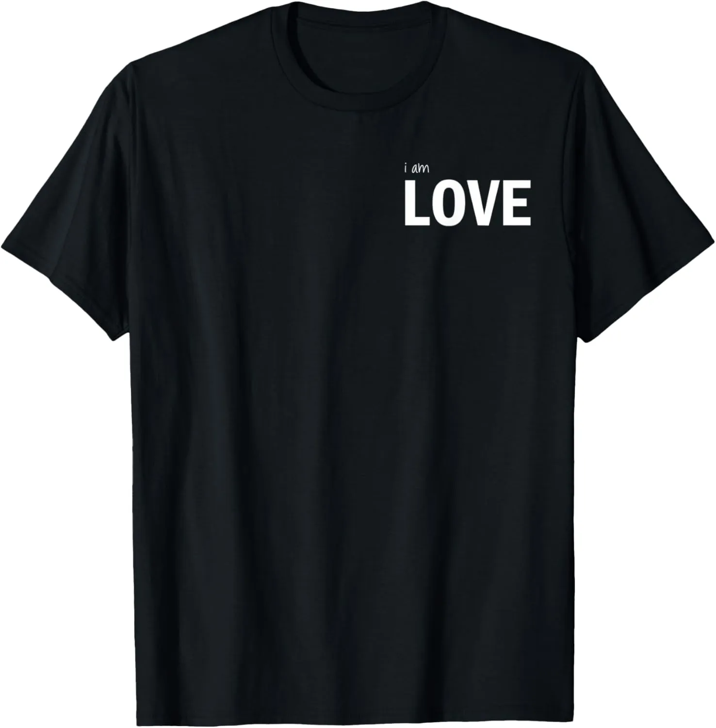 I am Love Themed Yoga Meditation Novelty Gift T-Shirt