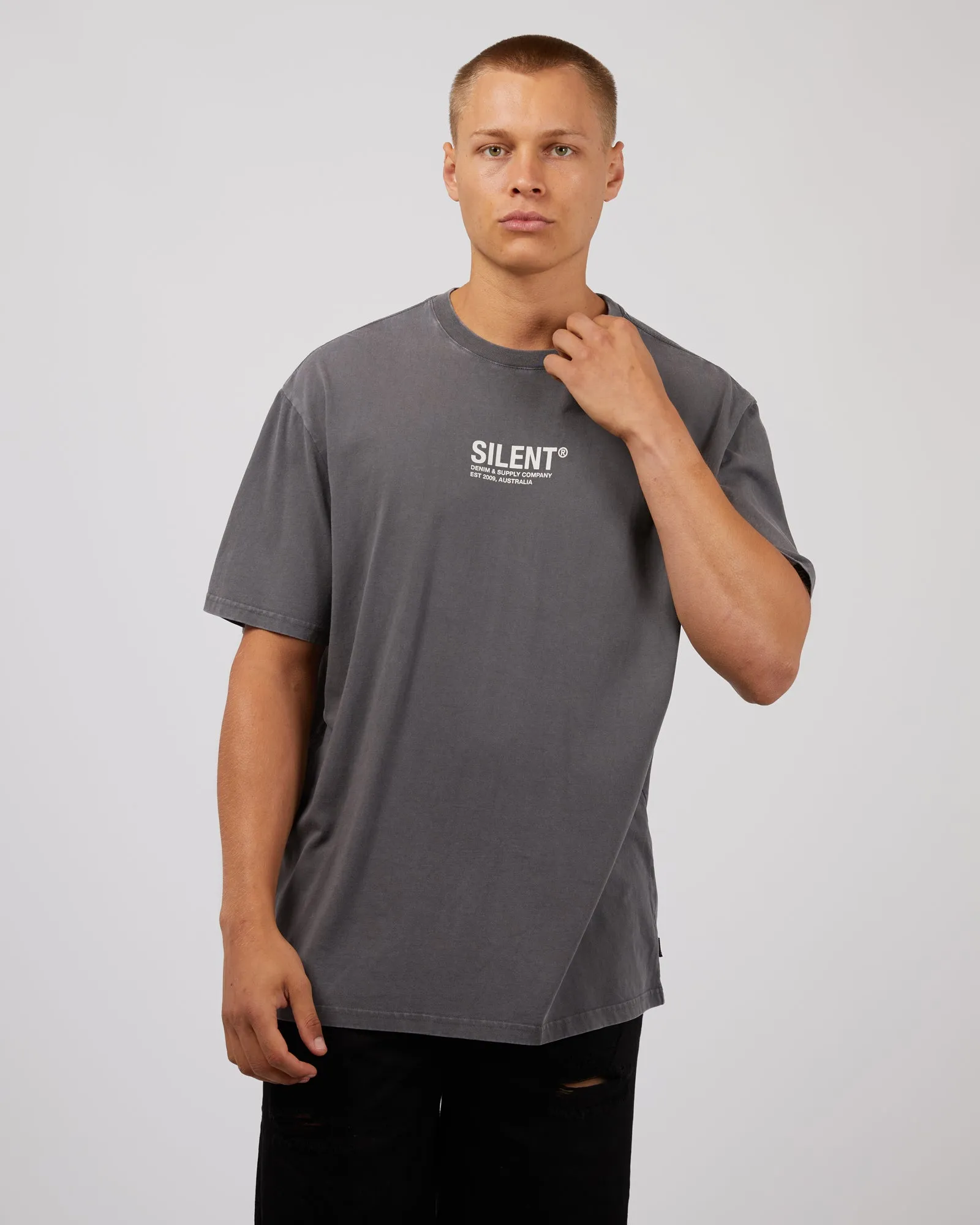 Icon Tee Charcoal