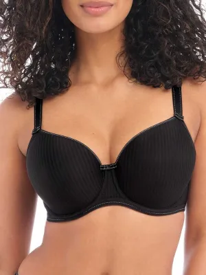Idol Moulded Balcony Bra - Black