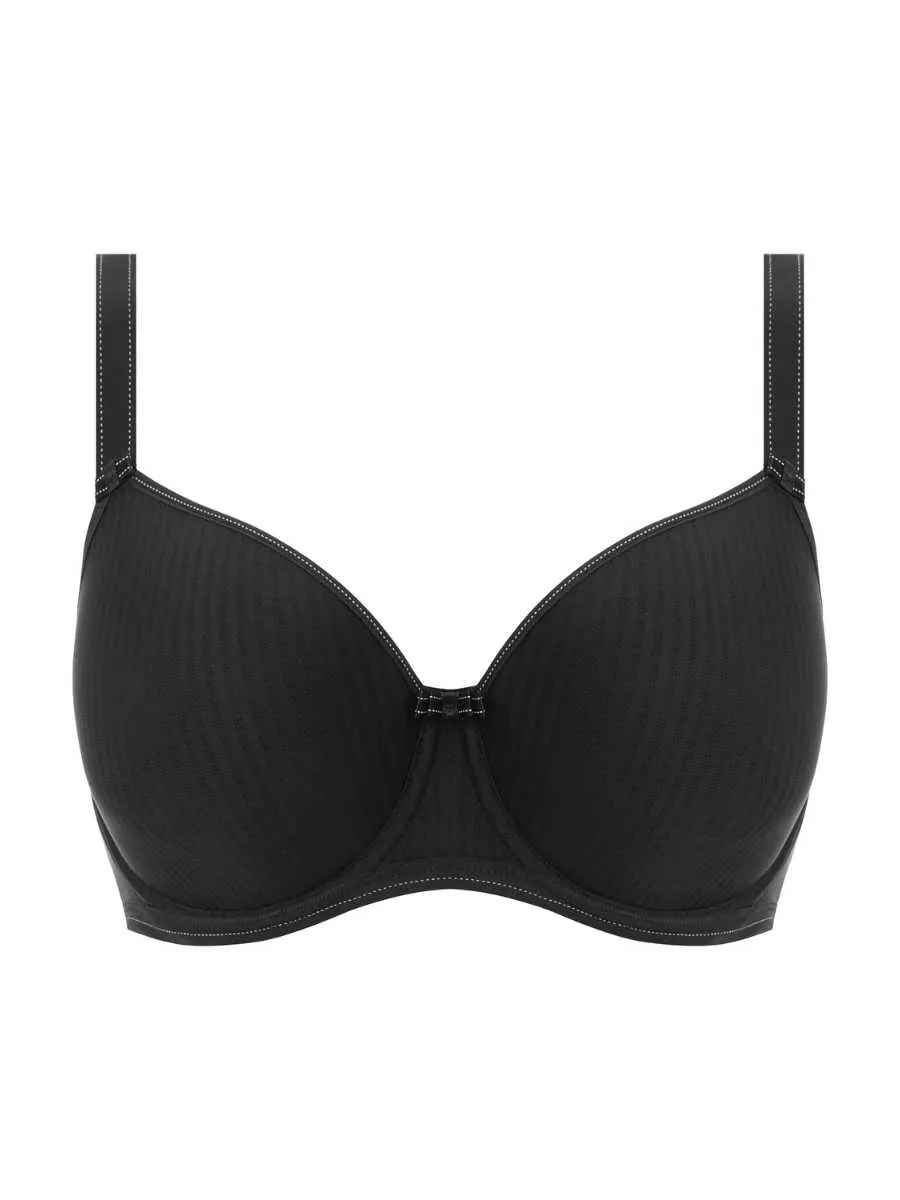 Idol Moulded Balcony Bra - Black