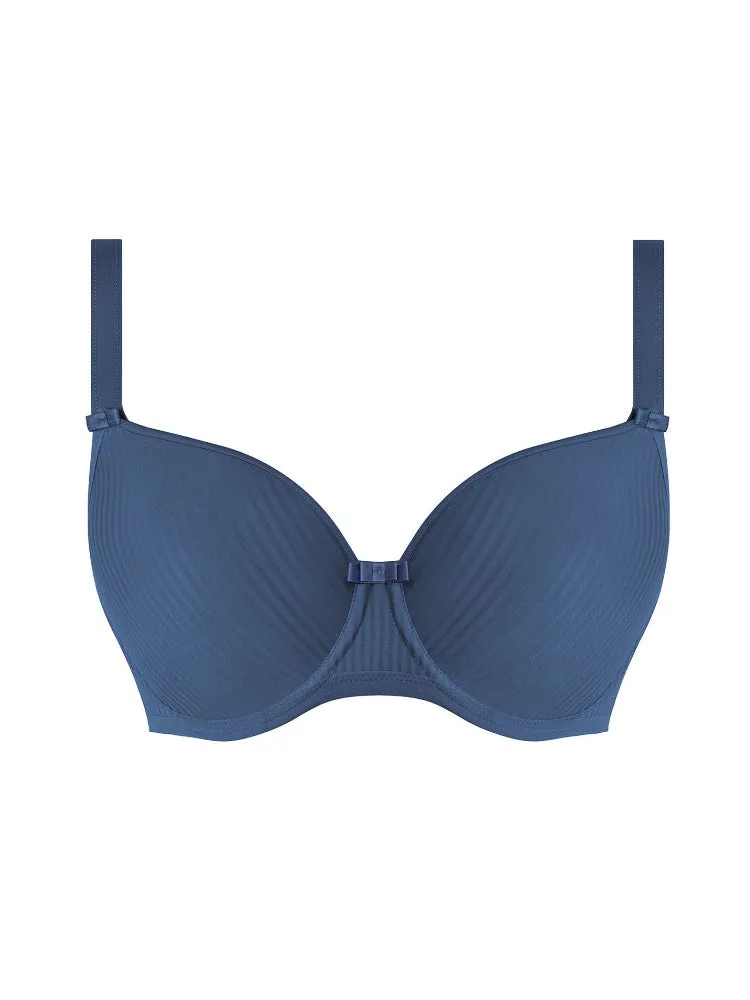 Idol Moulded Balcony Bra - Vintage Denim