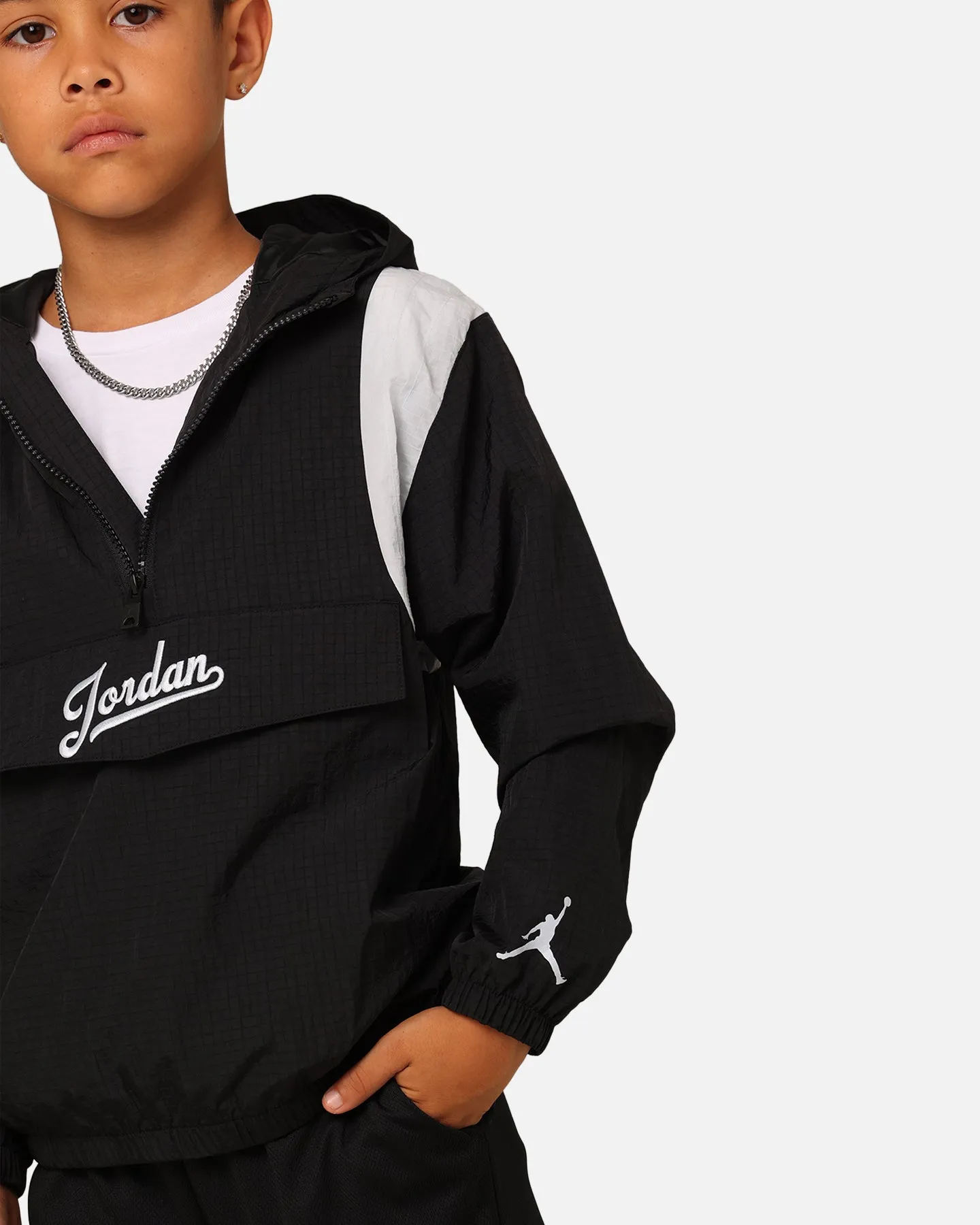 Jordan Kids' MJ Flight MVP Harbour Jacket Black
