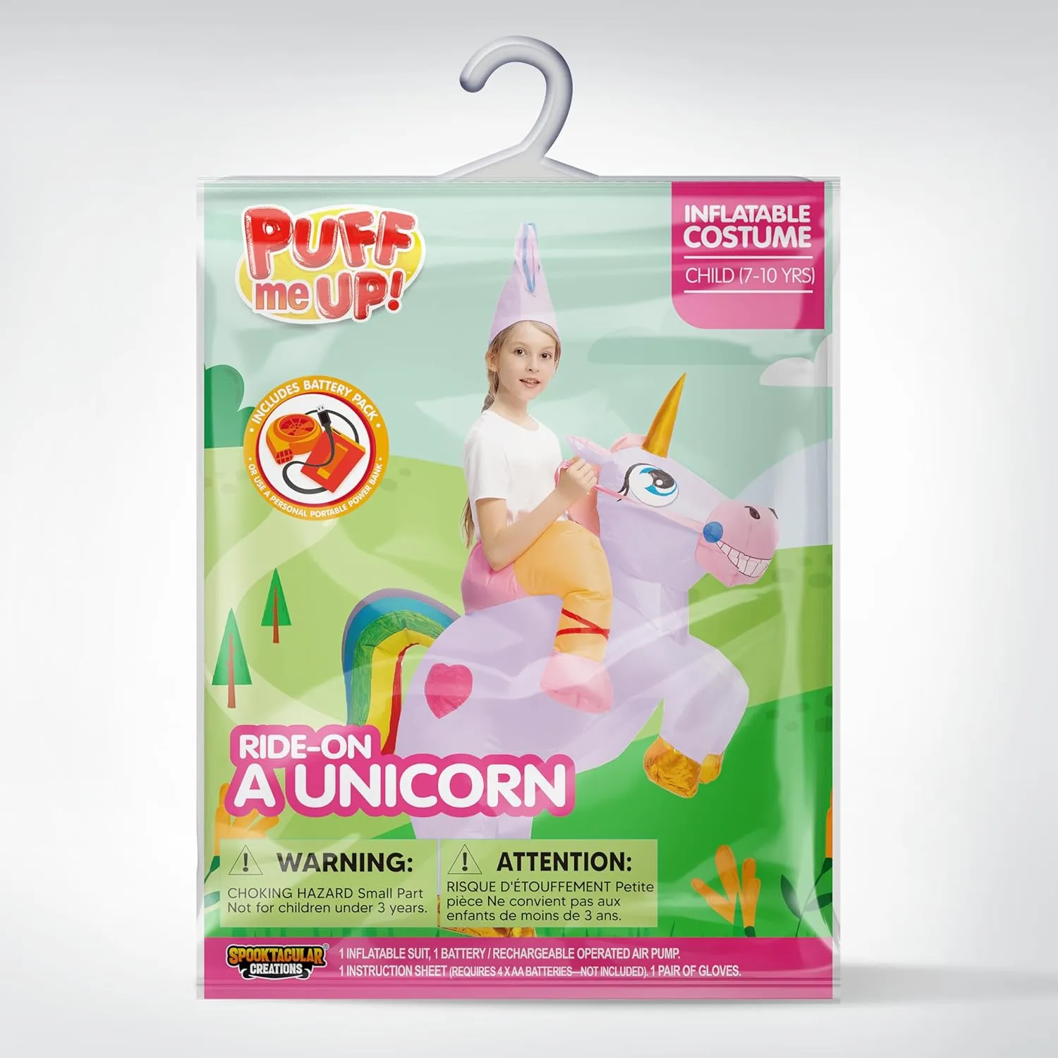 Kids Halloween Inflatable Costumes, Riding a Unicorn