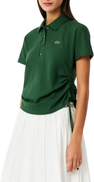 Lacoste Women's Slim Fit Adjustable Pique Polo Shirt