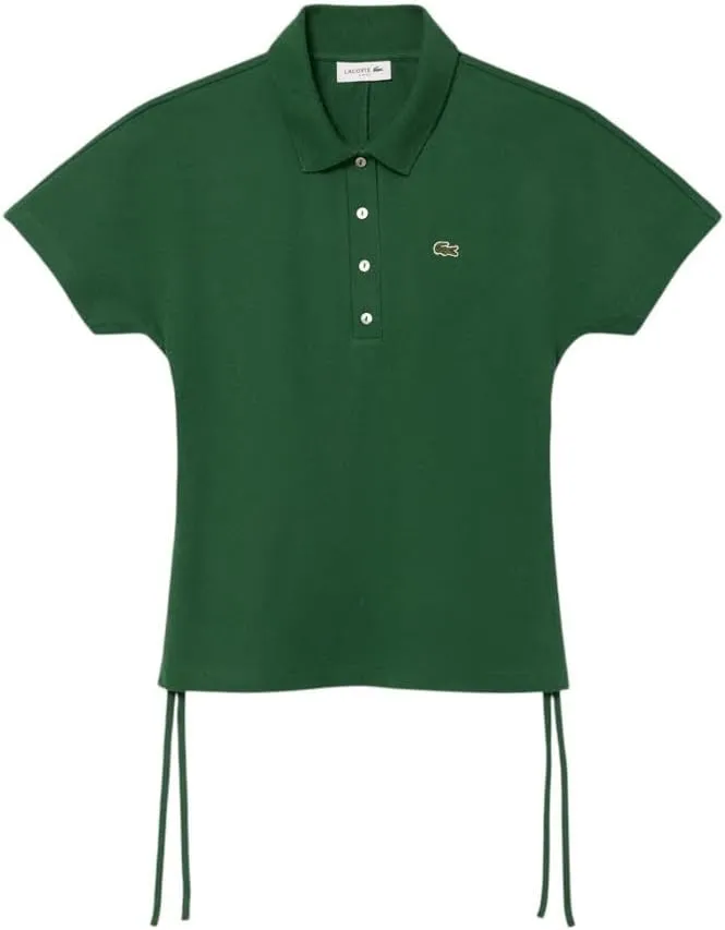 Lacoste Women's Slim Fit Adjustable Pique Polo Shirt