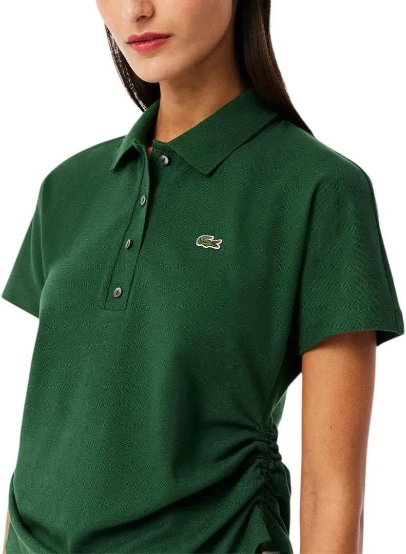 Lacoste Women's Slim Fit Adjustable Pique Polo Shirt