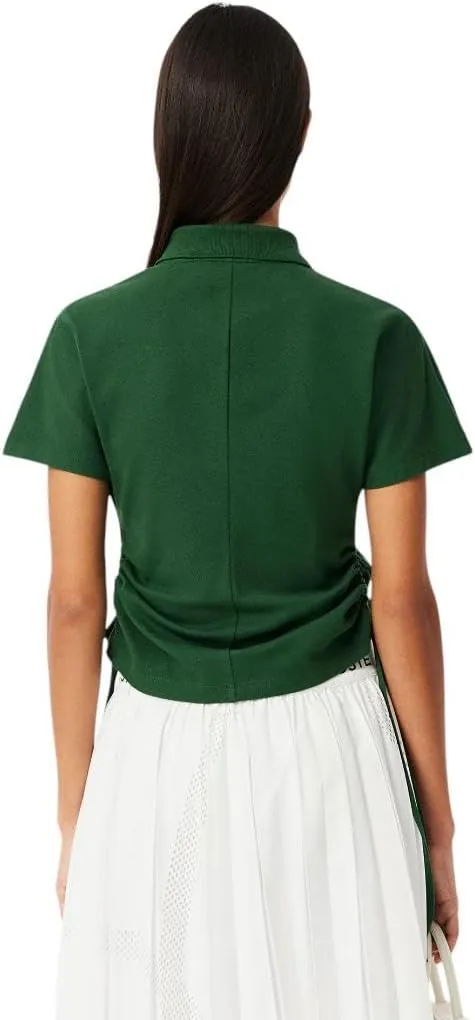 Lacoste Women's Slim Fit Adjustable Pique Polo Shirt