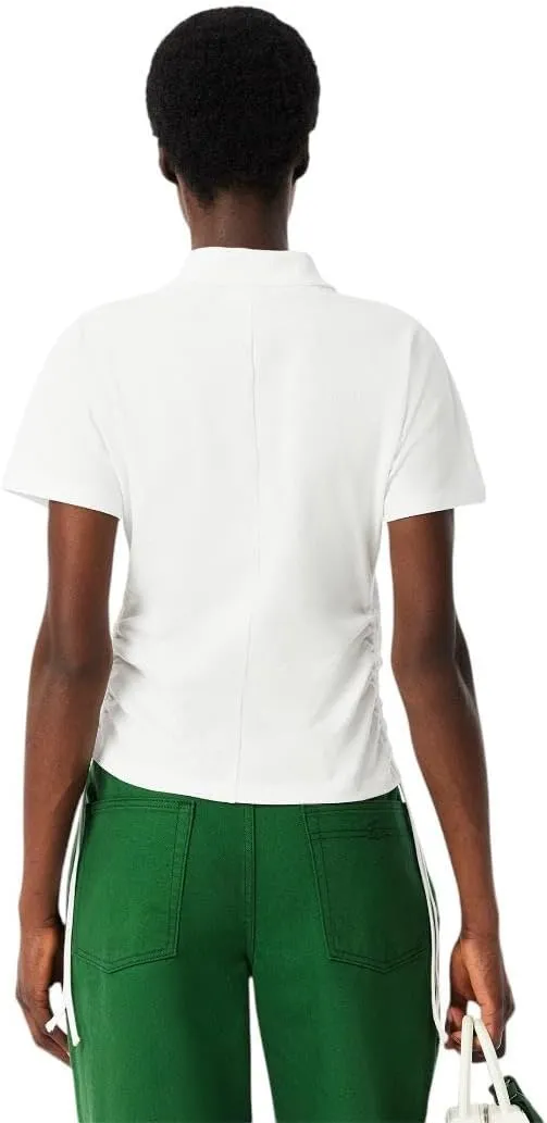 Lacoste Women's Slim Fit Adjustable Pique Polo Shirt