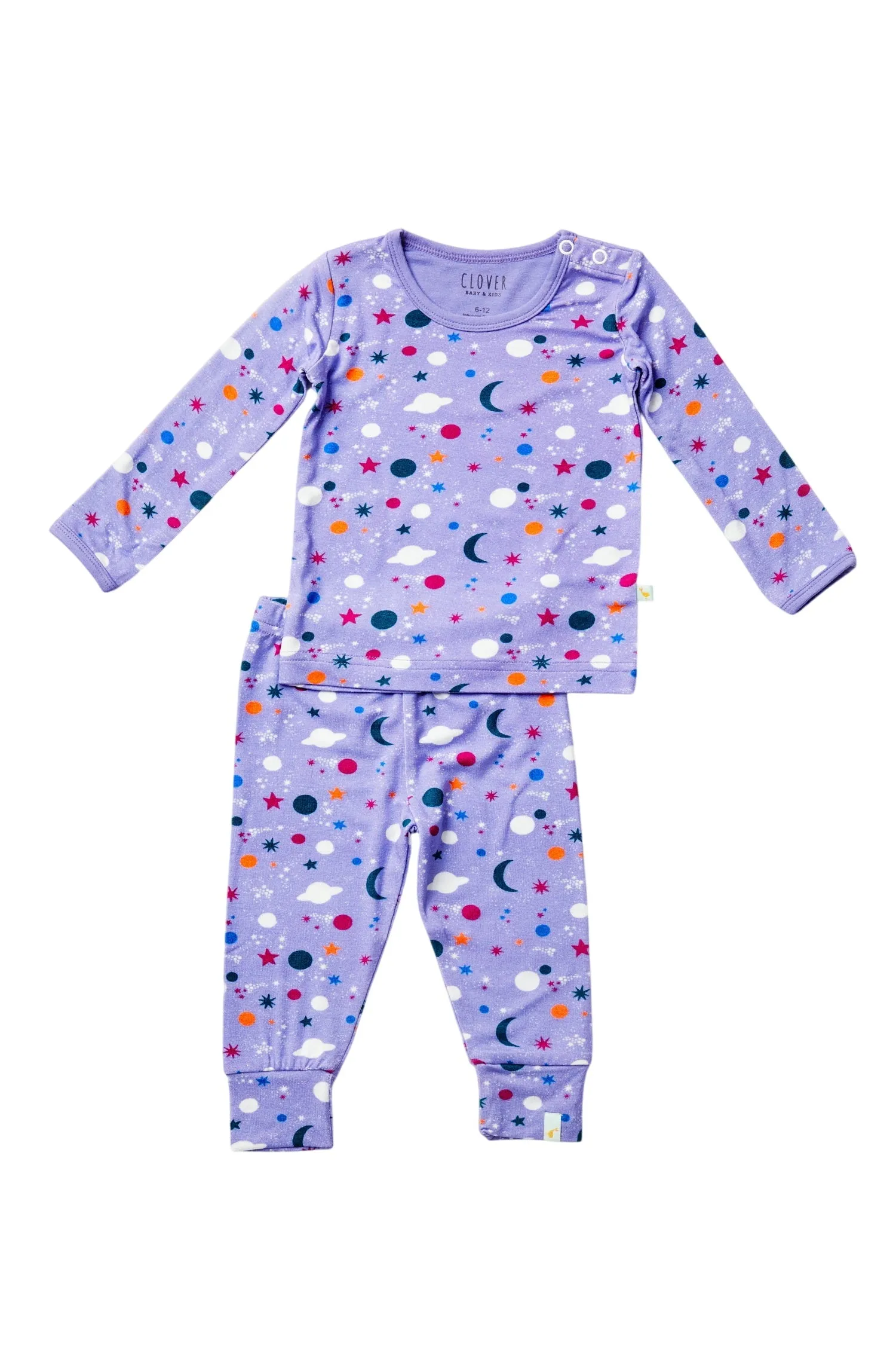 Long Sleeve Pajama Set - Luna Lavender