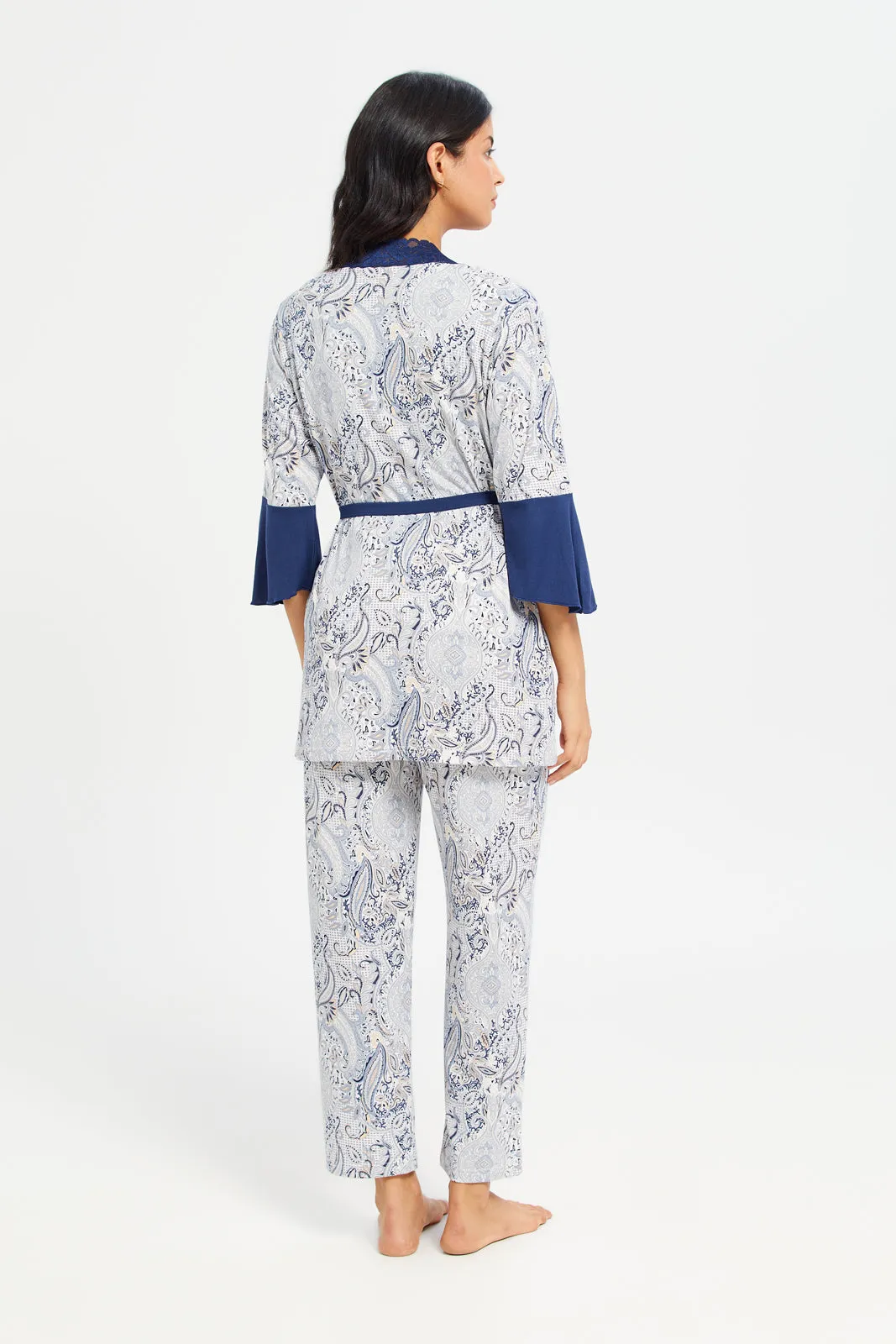 Navy  Pair Pajama Set