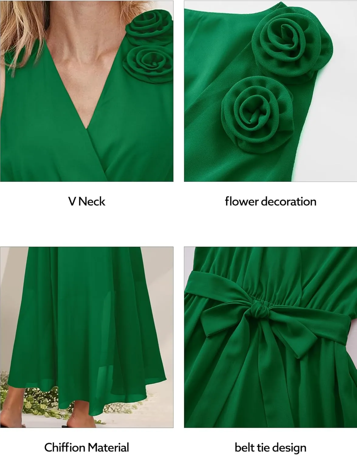 Newshows Womens 2025 Summer Wedding Guest Bridesmaid V Neck Sleeveless Long Formal Evening Party Maxi Dress