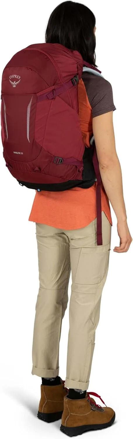 Osprey Hikelite 28L Unisex Hiking Backpack, Pine Leaf Green, M/L