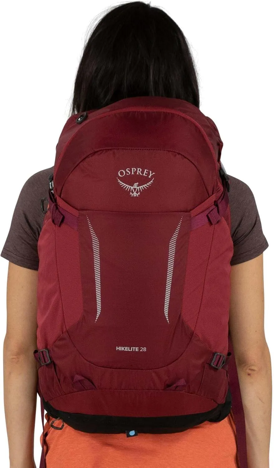 Osprey Hikelite 28L Unisex Hiking Backpack, Pine Leaf Green, M/L