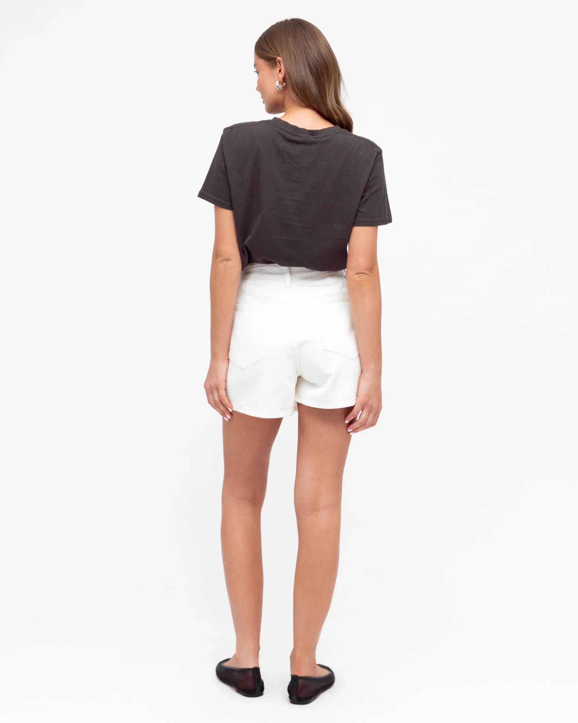 Paper Heart - Denim Skort - White