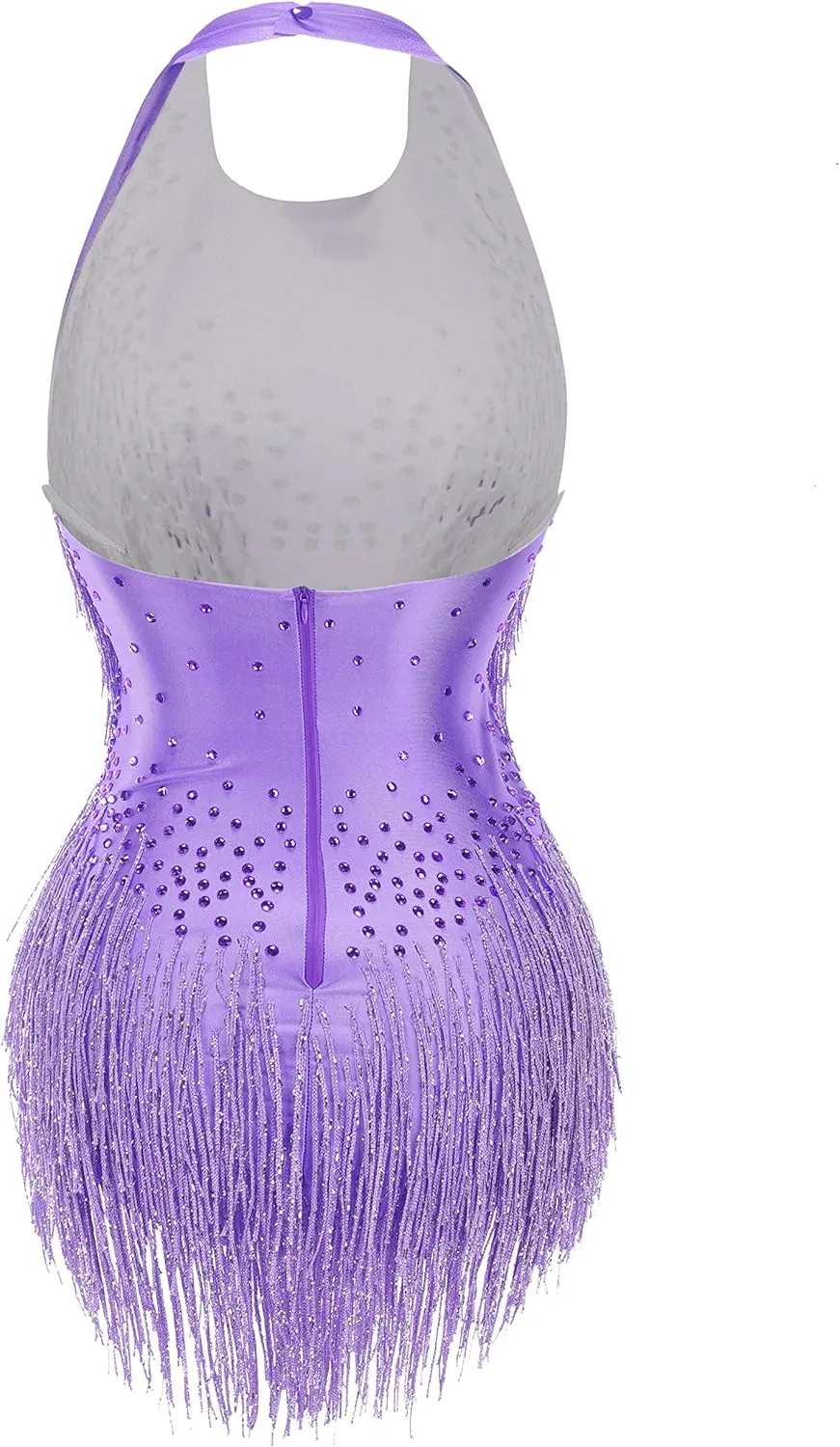 Rhinestones Fringe Skirt Bodysuit Women's Birthday Party Evening Costume Nightclub Dance Wear New Colored