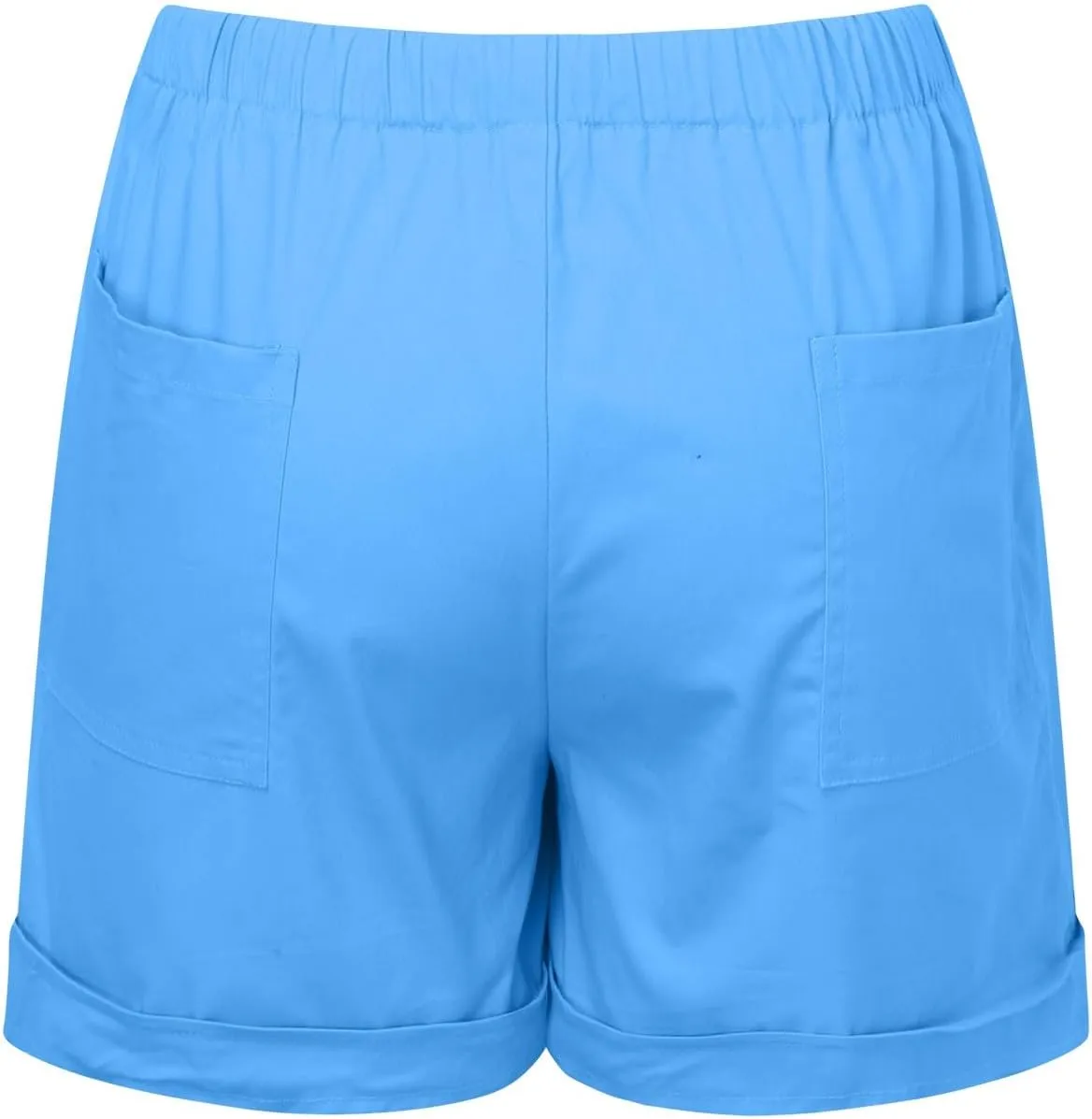 Shorts for Women Trendy 2025 Casual Summer Drawstring Shorts with Pockets Beach Loose Elastic Waist Vacation Clothes
