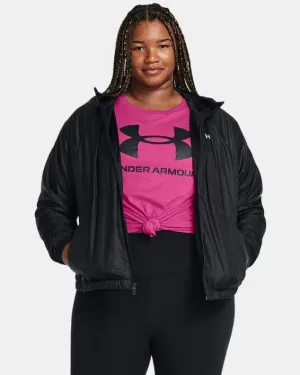 Under Armour Women's UA SportStyle Light Windbreaker Jacket - Black