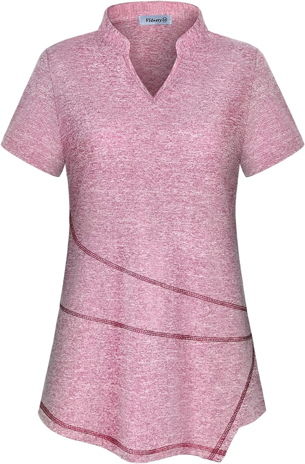 Vldnery Women's Running Workout Tops Moisture Wicking Athletic Quick Dry Loose Fit Yoga Top